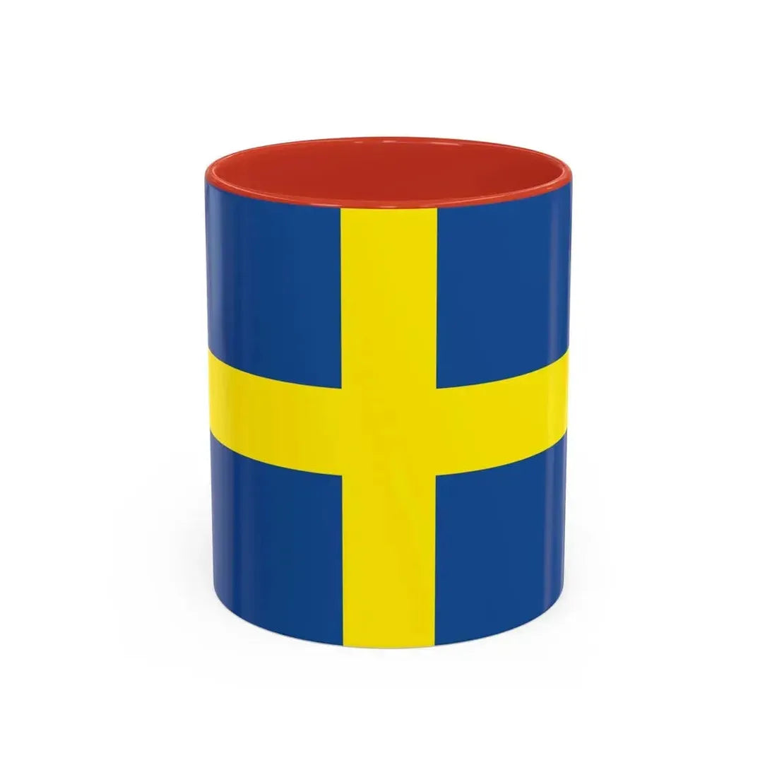 Flag of Verona Italy - Accent Coffee Mug 11oz Red - Go Mug Yourself