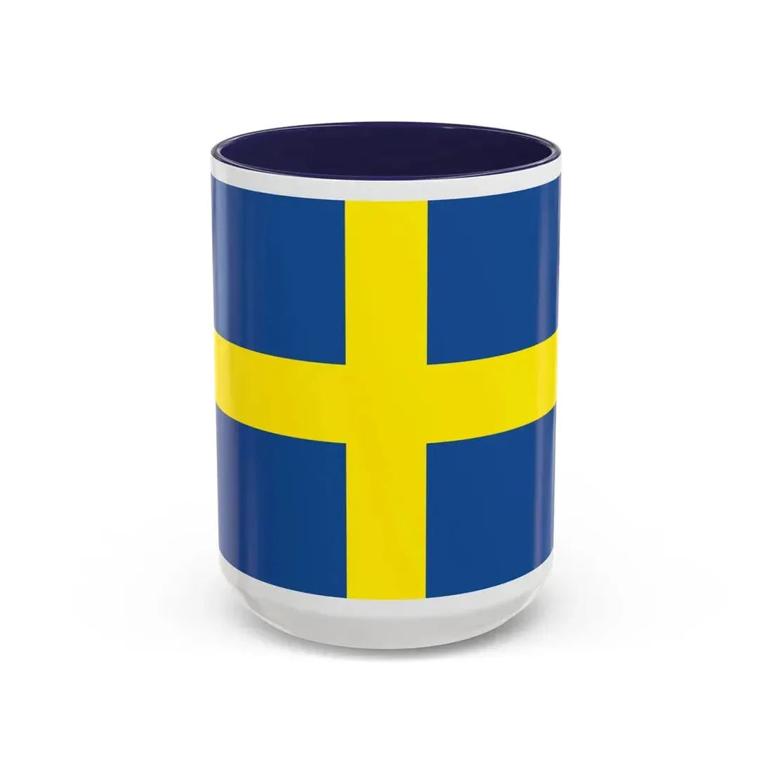 Flag of Verona Italy - Accent Coffee Mug 15oz Navy - Go Mug Yourself