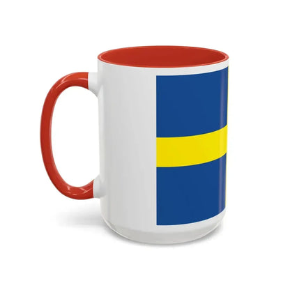Flag of Verona Italy - Accent Coffee Mug - Go Mug Yourself