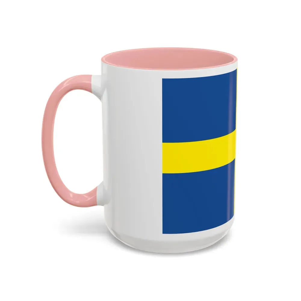 Flag of Verona Italy - Accent Coffee Mug - Go Mug Yourself