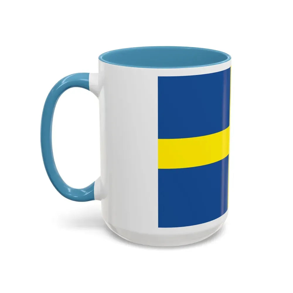 Flag of Verona Italy - Accent Coffee Mug - Go Mug Yourself