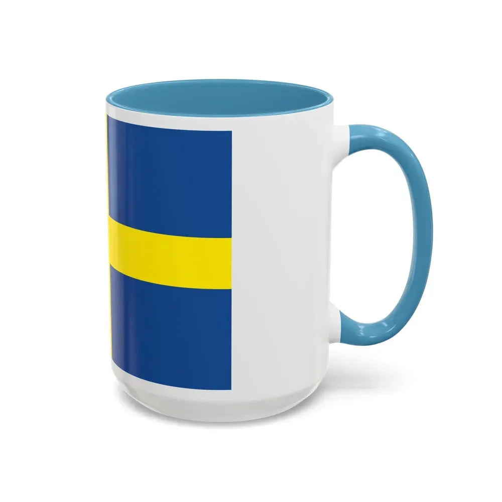 Flag of Verona Italy - Accent Coffee Mug - Go Mug Yourself