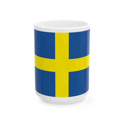 Flag of Verona Italy - White Coffee Mug 15oz - Go Mug Yourself