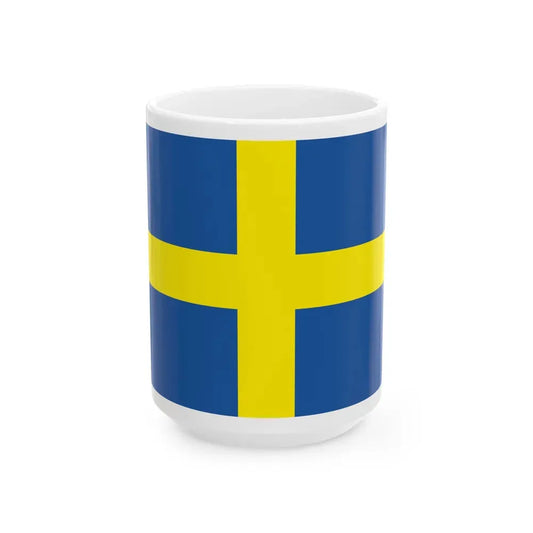 Flag of Verona Italy - White Coffee Mug 15oz - Go Mug Yourself