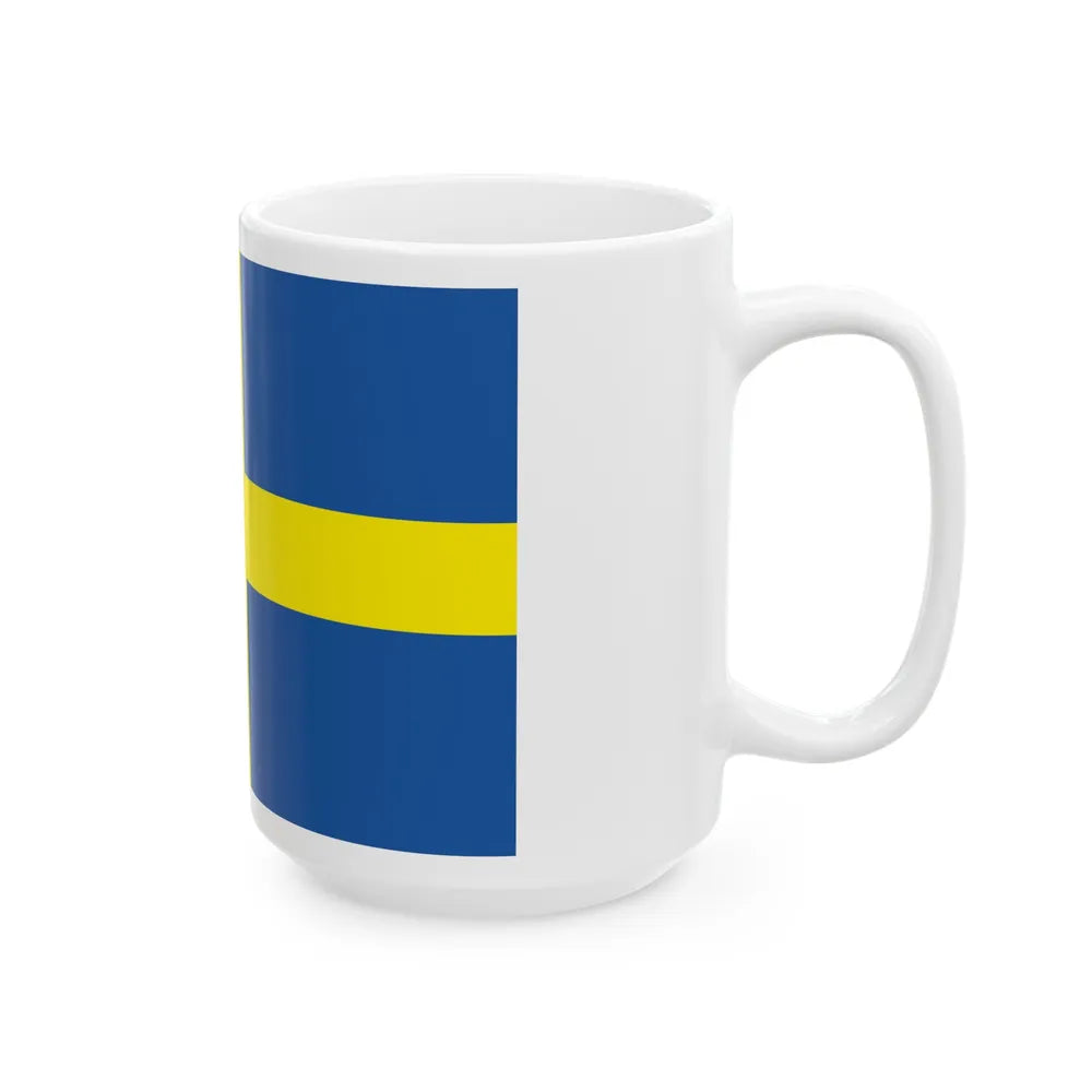 Flag of Verona Italy - White Coffee Mug-Go Mug Yourself