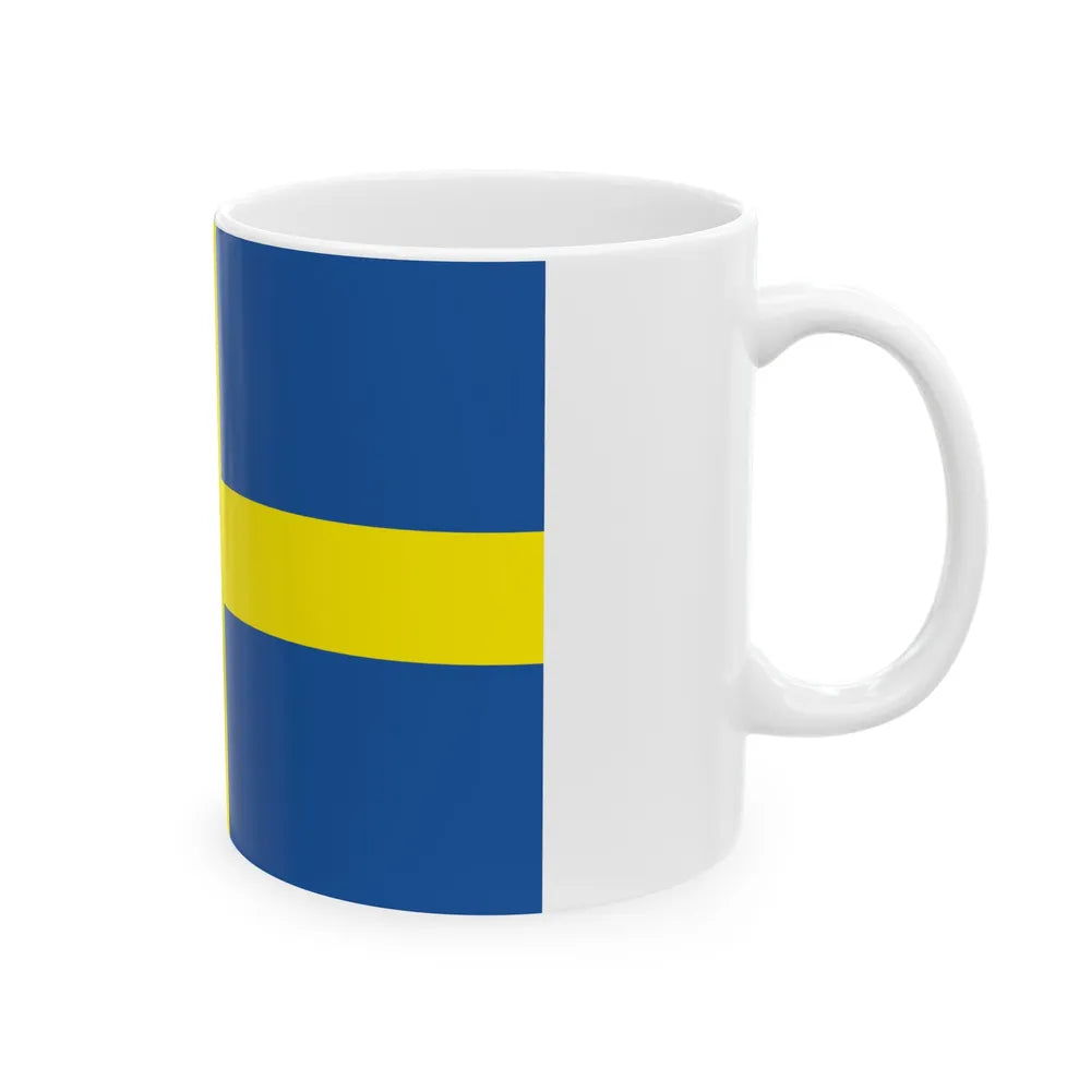 Flag of Verona Italy - White Coffee Mug-Go Mug Yourself