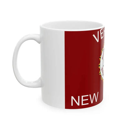 Flag of Verona New Jersey (United States) White Coffee Mug - Go Mug Yourself