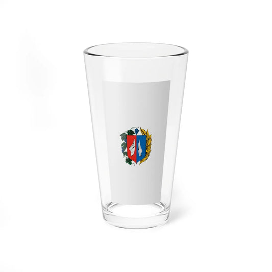 Flag of Verpelet vertical (Hungary) Pint Glass 16oz 16oz - Go Mug Yourself