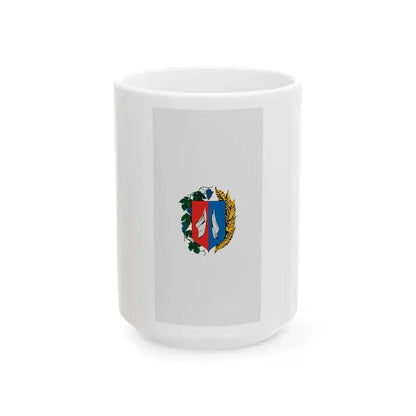 Flag of Verpelet vertical (Hungary) White Coffee Mug 15oz - Go Mug Yourself