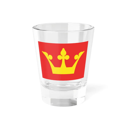 Flag of Vestfold (Norway) Shot Glass 1.5oz 1.5oz - Go Mug Yourself