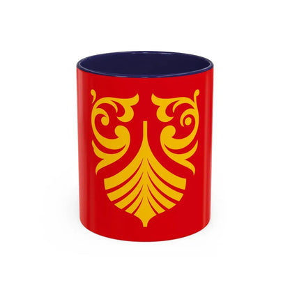 Flag of Vestfold og Telemark Norway - Accent Coffee Mug 11oz Navy - Go Mug Yourself