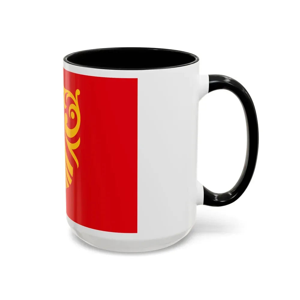 Flag of Vestfold og Telemark Norway - Accent Coffee Mug - Go Mug Yourself