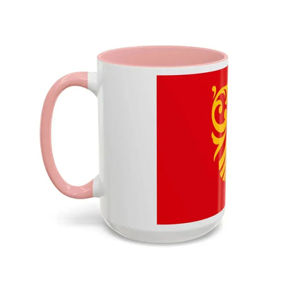 Flag of Vestfold og Telemark Norway - Accent Coffee Mug - Go Mug Yourself
