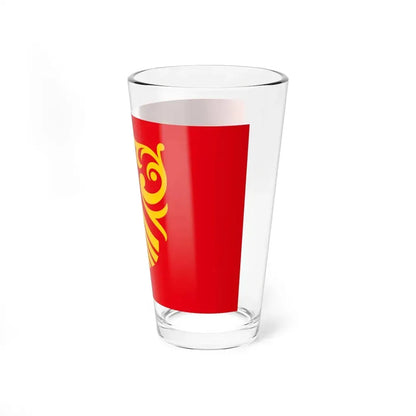 Flag of Vestfold og Telemark Norway - Pint Glass 16oz - Go Mug Yourself