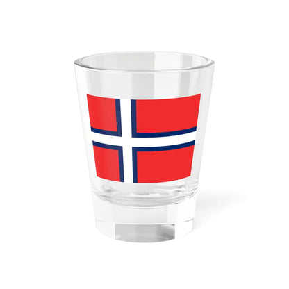Flag of Vestlandet (Norway) Shot Glass 1.5oz 1.5oz - Go Mug Yourself