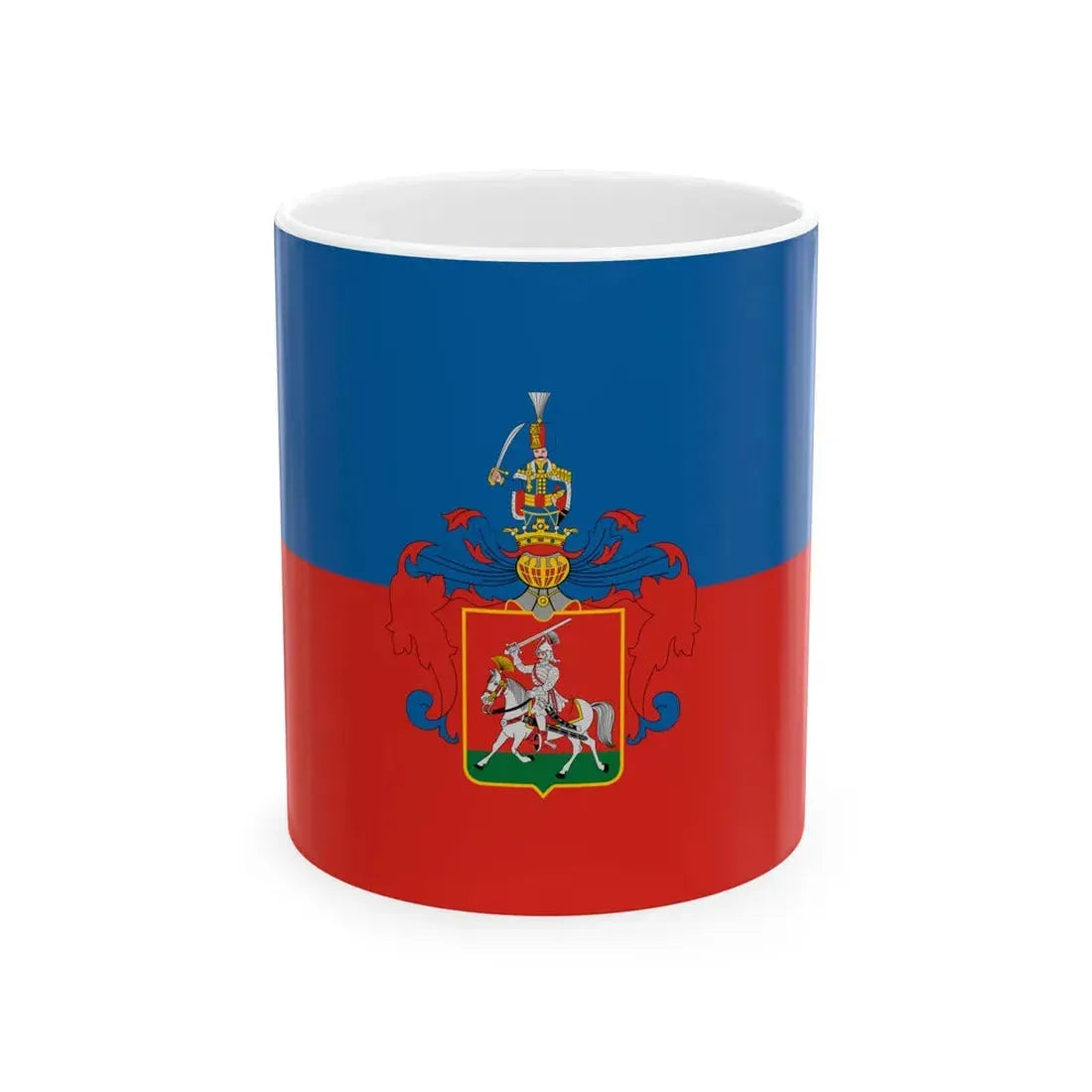 Flag of Veszprem (Hungary) White Coffee Mug 11oz - Go Mug Yourself