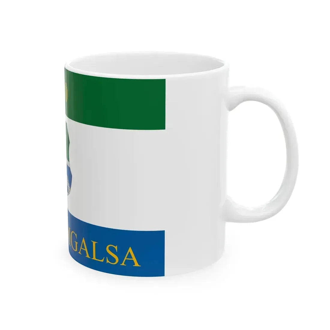 Flag of Veszpremgalsa (Hungary) White Coffee Mug - Go Mug Yourself