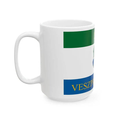 Flag of Veszpremgalsa (Hungary) White Coffee Mug - Go Mug Yourself