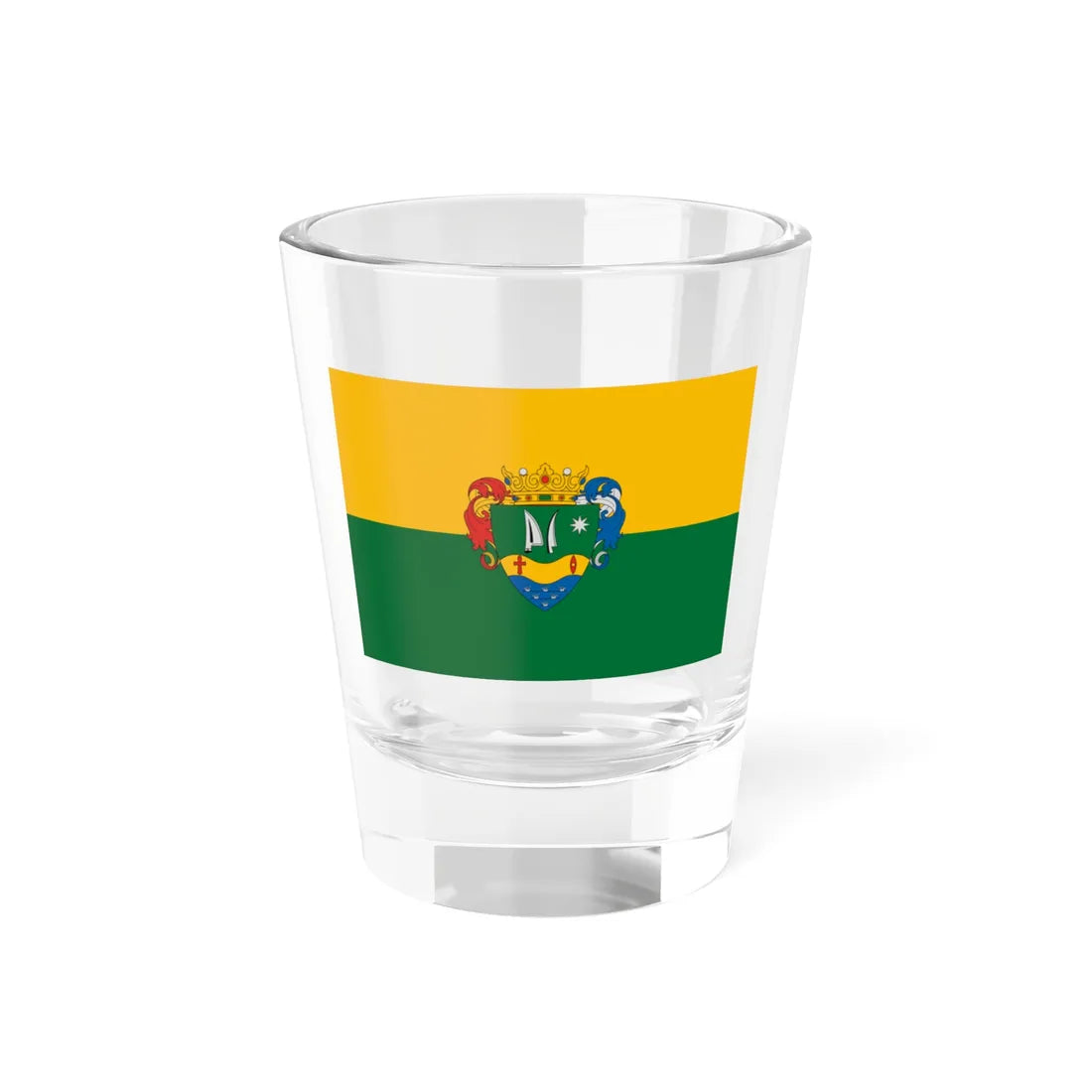 Flag of Veszto (Hungary) Shot Glass 1.5oz 1.5oz - Go Mug Yourself