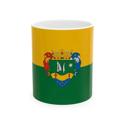 Flag of Veszto (Hungary) White Coffee Mug 11oz - Go Mug Yourself