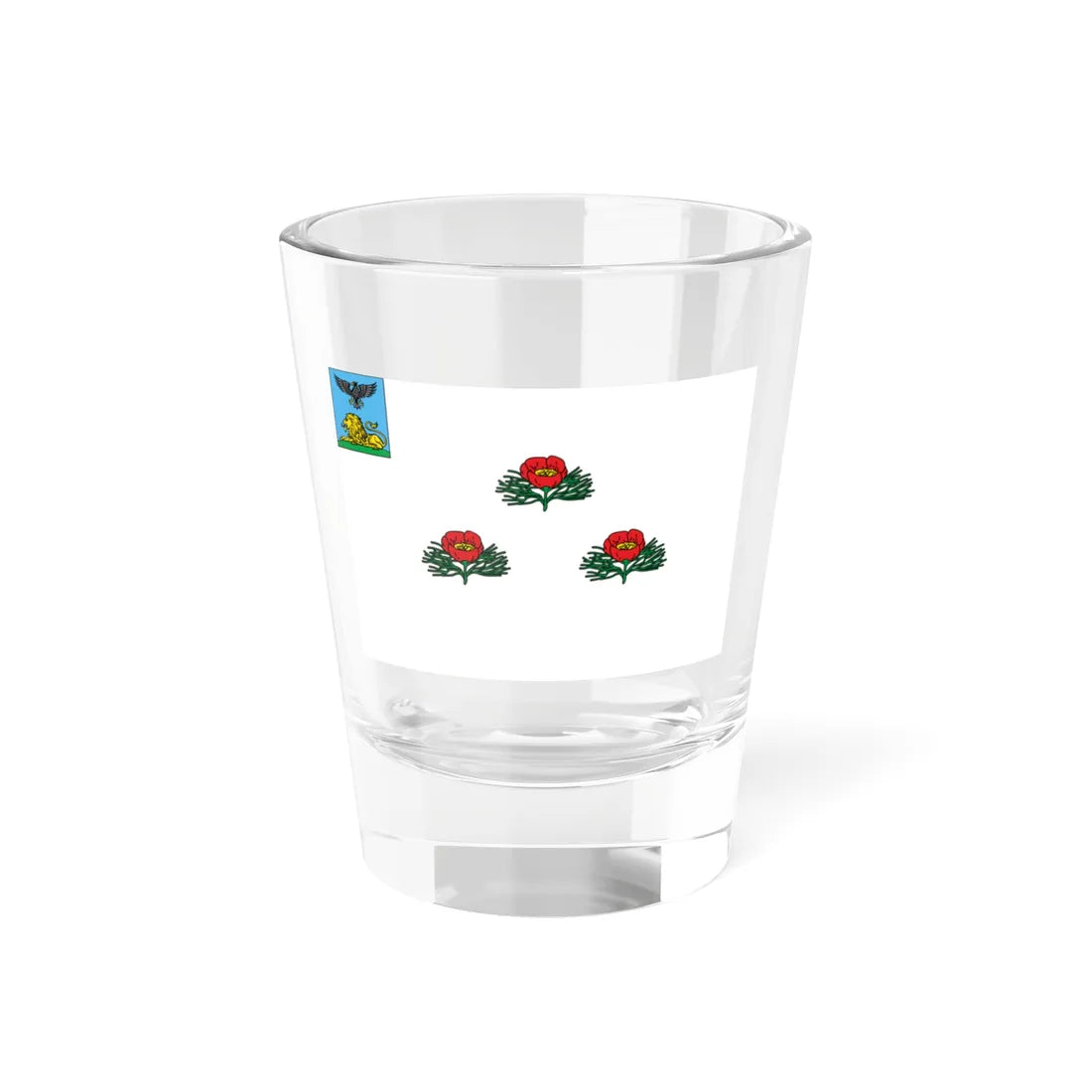 Flag of Veydelevsky rayon 2015-03 1 (Russia) Shot Glass 1.5oz 1.5oz - Go Mug Yourself