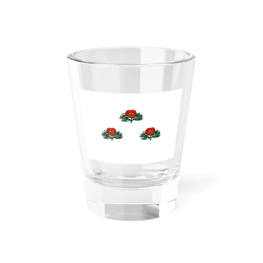 Flag of Veydelevsky rayon 2015-03 2 (Russia) Shot Glass 1.5oz 1.5oz - Go Mug Yourself