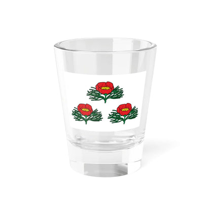 Flag of Veydelevsky rayon (Russia) Shot Glass 1.5oz 1.5oz - Go Mug Yourself