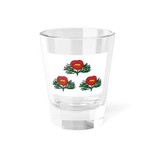 Flag of Veydelevsky rayon (Russia) Shot Glass 1.5oz 1.5oz - Go Mug Yourself