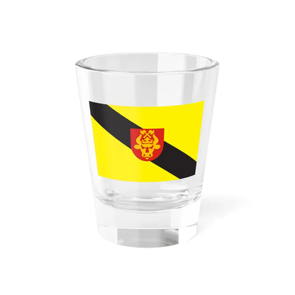 Flag of Võhma (Estonia) Shot Glass 1.5oz 1.5oz - Go Mug Yourself