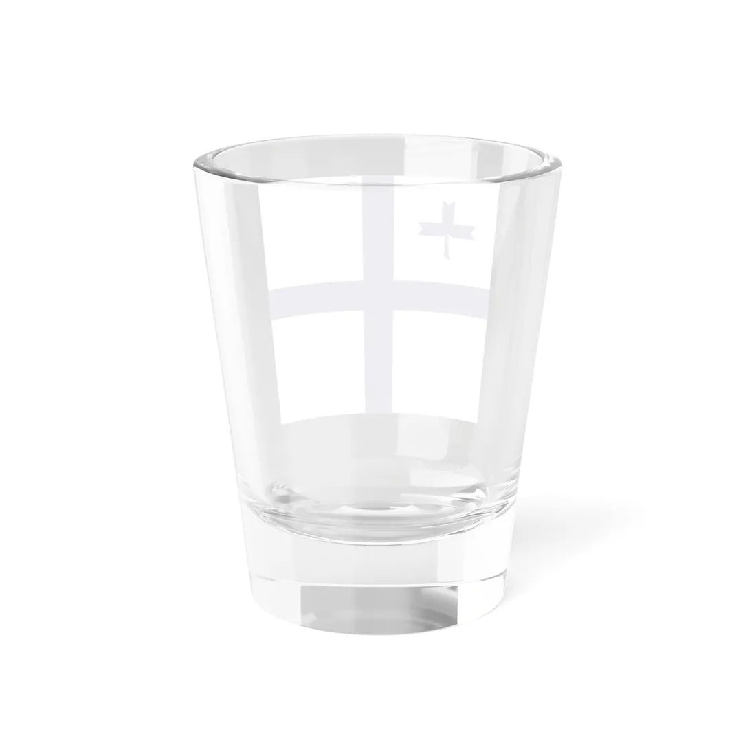 Flag of Vice-admiral in Independent State of Croatia (Croatia) Shot Glass 1.5oz - Go Mug Yourself
