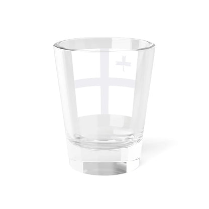 Flag of Vice-admiral in Independent State of Croatia (Croatia) Shot Glass 1.5oz - Go Mug Yourself