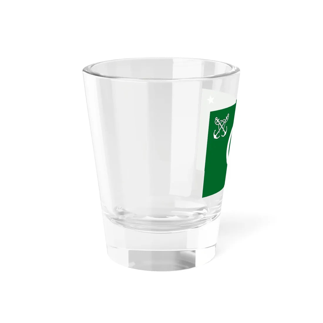 Flag of vice admiral of the Navy of Egypt 1922-1952 (Egypt) Shot Glass 1.5oz - Go Mug Yourself