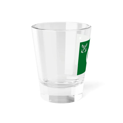 Flag of vice admiral of the Navy of Egypt 1922-1952 (Egypt) Shot Glass 1.5oz - Go Mug Yourself