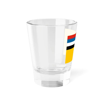 Flag of vice admiral of the Navy of Manchukuo 1932-1935 (China) Shot Glass 1.5oz - Go Mug Yourself