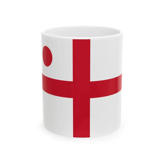Flag of Vice-Admiral - Royal Navy (Australia) White Coffee Mug 11oz - Go Mug Yourself