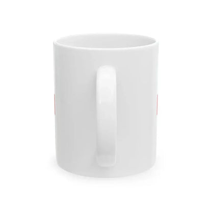 Flag of Vice-Admiral - Royal Navy (Australia) White Coffee Mug - Go Mug Yourself