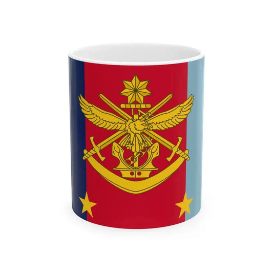 Flag of Vice Chief of Defence Force 4 star AUS (Australia) White Coffee Mug 11oz - Go Mug Yourself