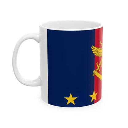 Flag of Vice Chief of Defence Force 4 star AUS (Australia) White Coffee Mug - Go Mug Yourself