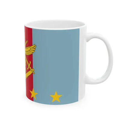 Flag of Vice Chief of Defence Force 4 star AUS (Australia) White Coffee Mug - Go Mug Yourself