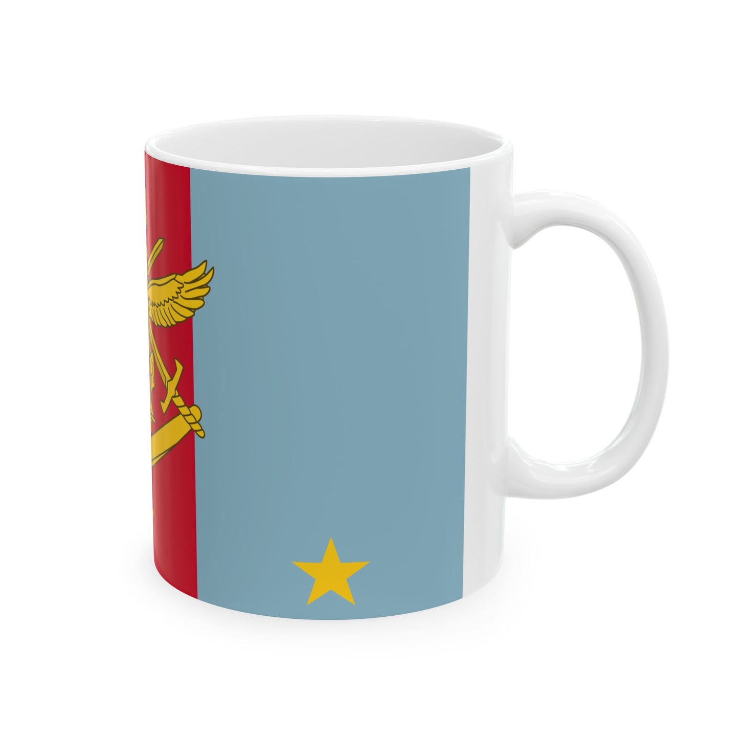 Flag of Vice Chief of Defence Force AUS (Australia) White Coffee Mug-Go Mug Yourself