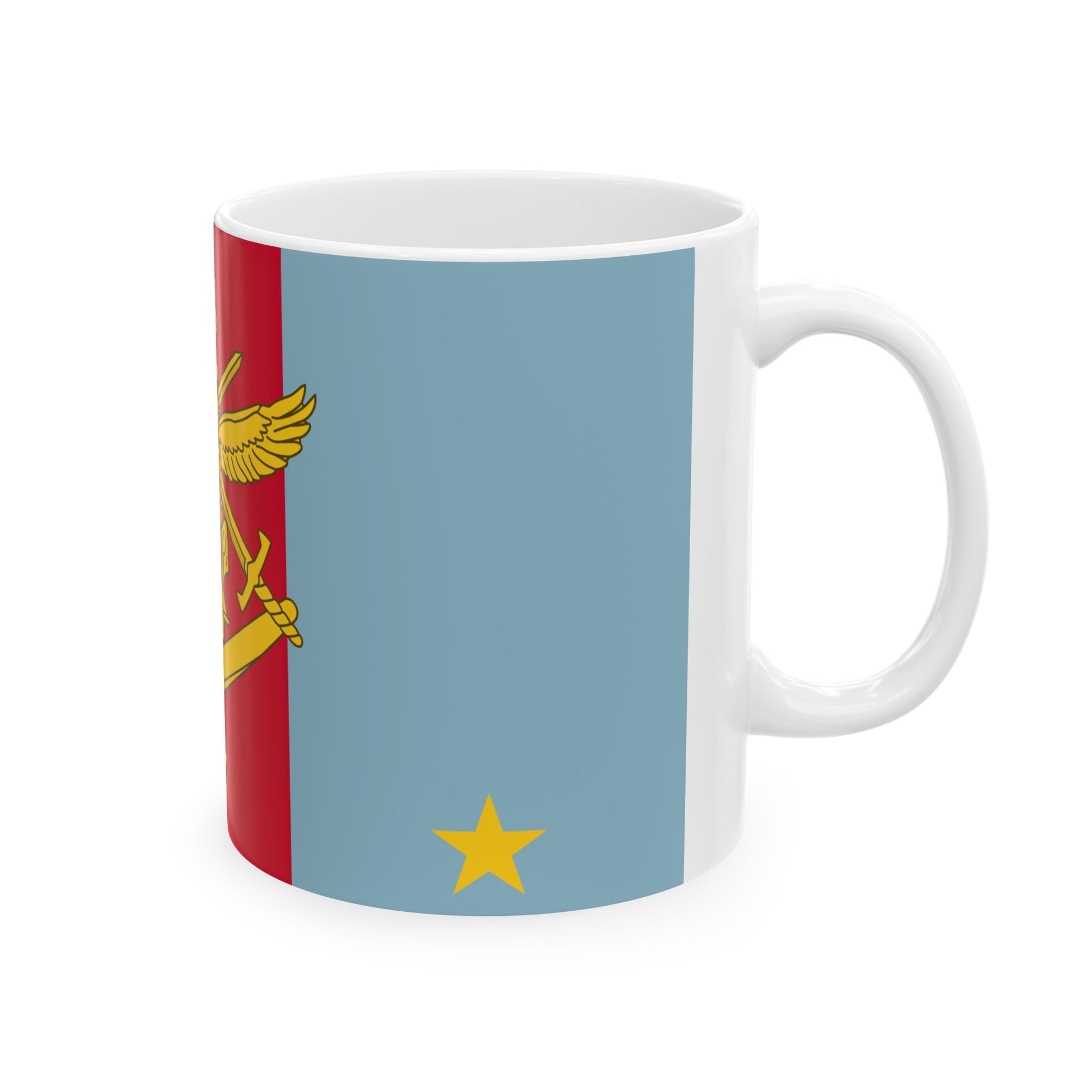 Flag of Vice Chief of Defence Force AUS (Australia) White Coffee Mug-Go Mug Yourself