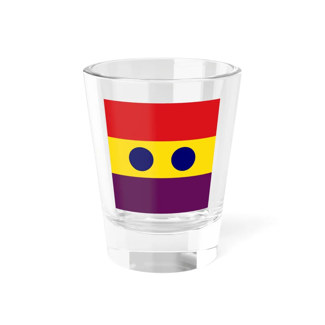 Flag of Viceadmiral of the Fleet Spanish Republic (Spain) Shot Glass 1.5oz 1.5oz - Go Mug Yourself
