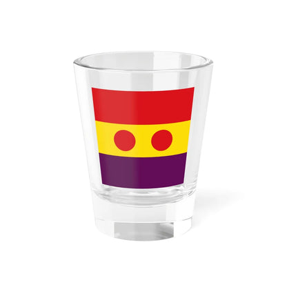 Flag of Viceadmiral of the Fleet Spanish Republic - Subordinate (Spain) Shot Glass 1.5oz 1.5oz - Go Mug Yourself
