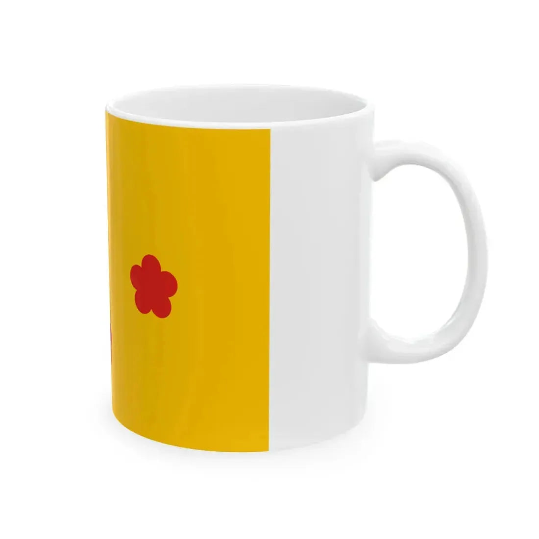 Flag of viceadmiral of the Navy of Manchukuo (China) White Coffee Mug - Go Mug Yourself