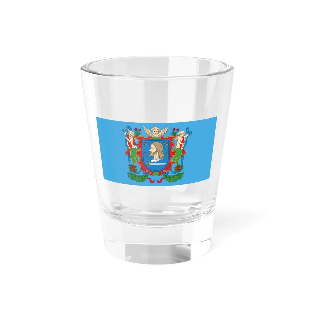Flag of Viciebsk Belarus (Belarus) Shot Glass 1.5oz 1.5oz - Go Mug Yourself