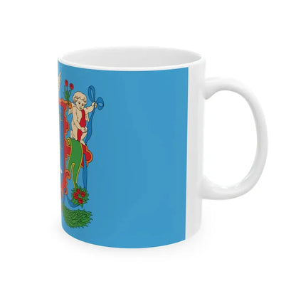 Flag of Viciebsk Belarus (Belarus) White Coffee Mug - Go Mug Yourself