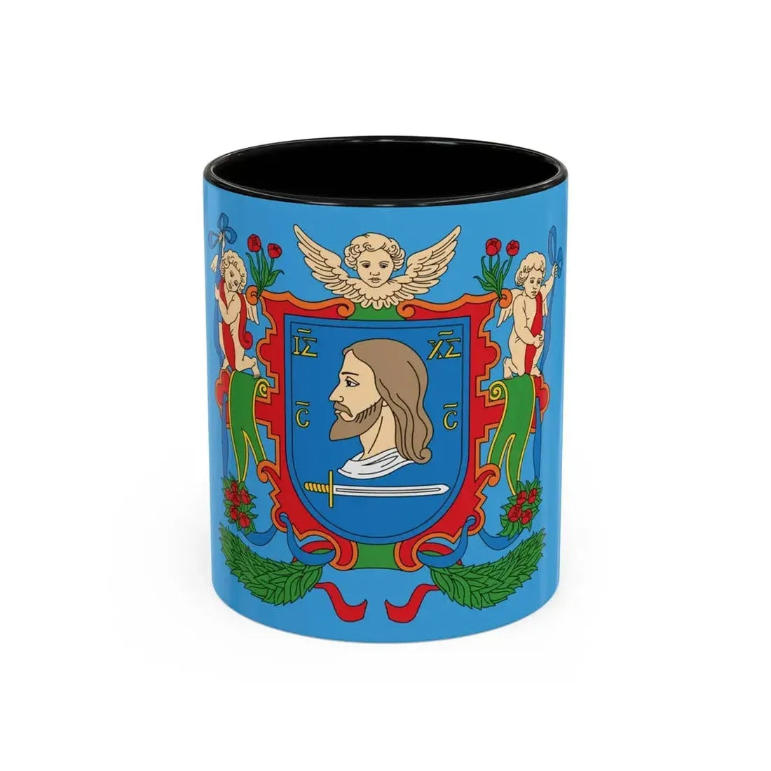Flag of Viciebsk  Vitebsk Russia - Accent Coffee Mug 11oz Black - Go Mug Yourself