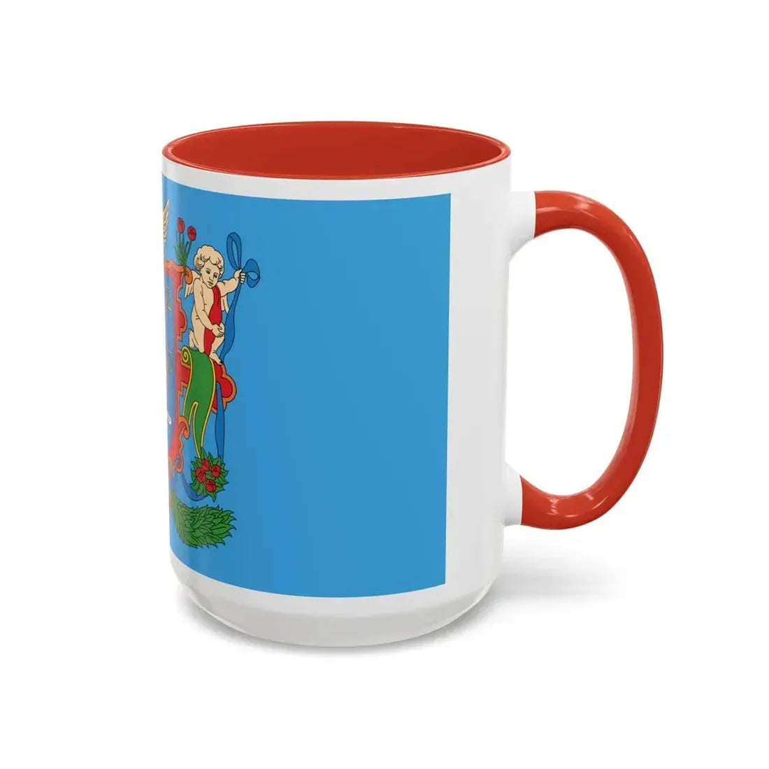 Flag of Viciebsk  Vitebsk Russia - Accent Coffee Mug - Go Mug Yourself