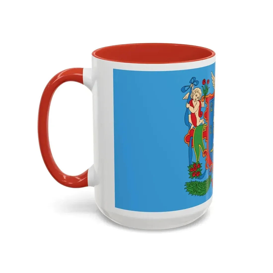 Flag of Viciebsk  Vitebsk Russia - Accent Coffee Mug - Go Mug Yourself