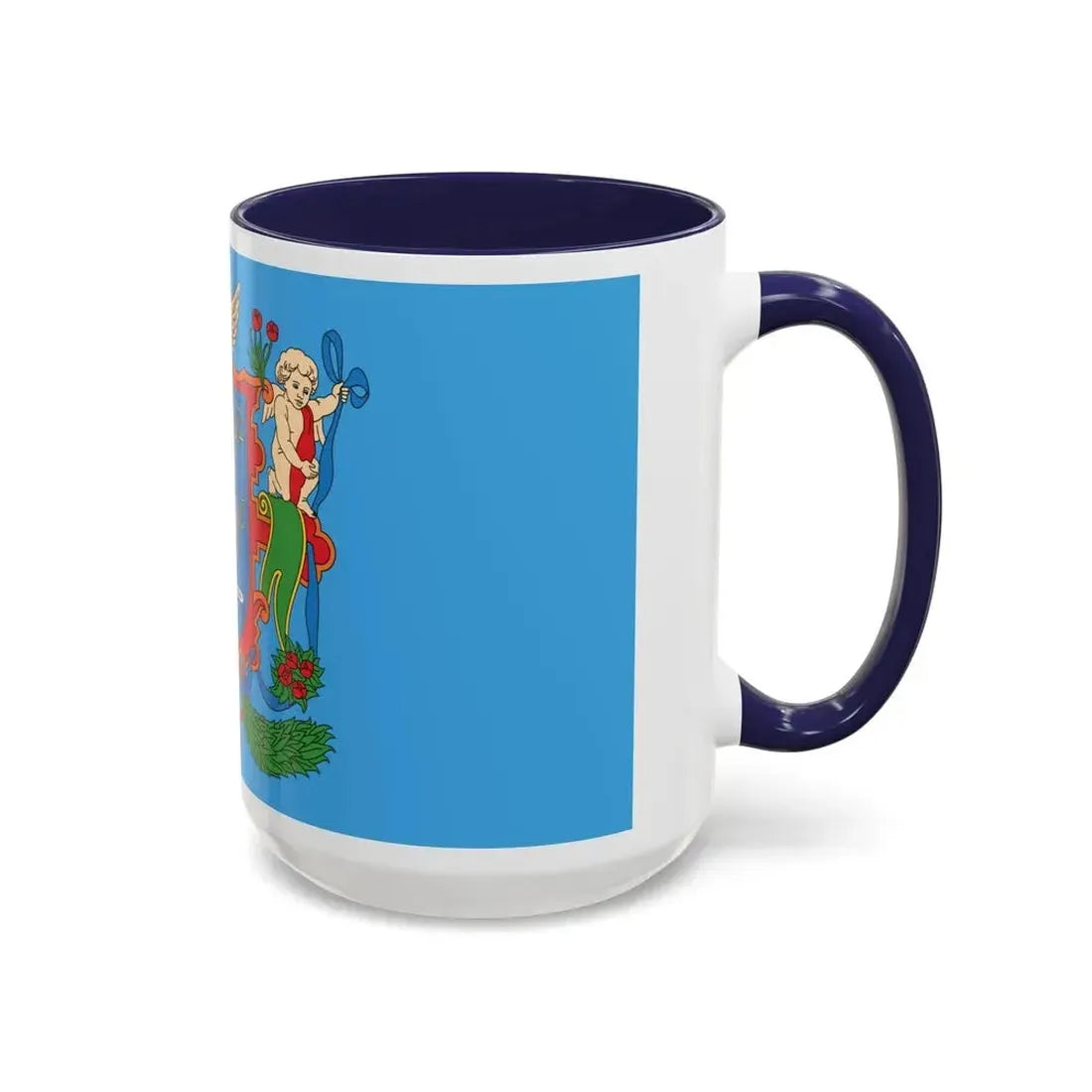 Flag of Viciebsk  Vitebsk Russia - Accent Coffee Mug - Go Mug Yourself